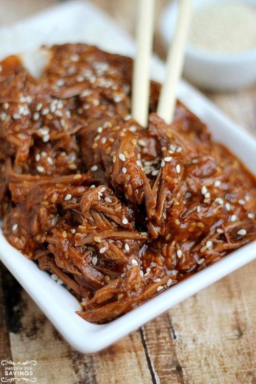 Slow Cooker Sesame Beef with Rice Recipe