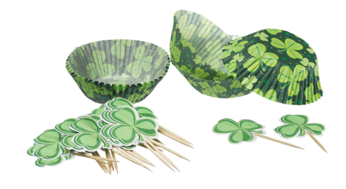 St Patricks Day Cupcake Liners