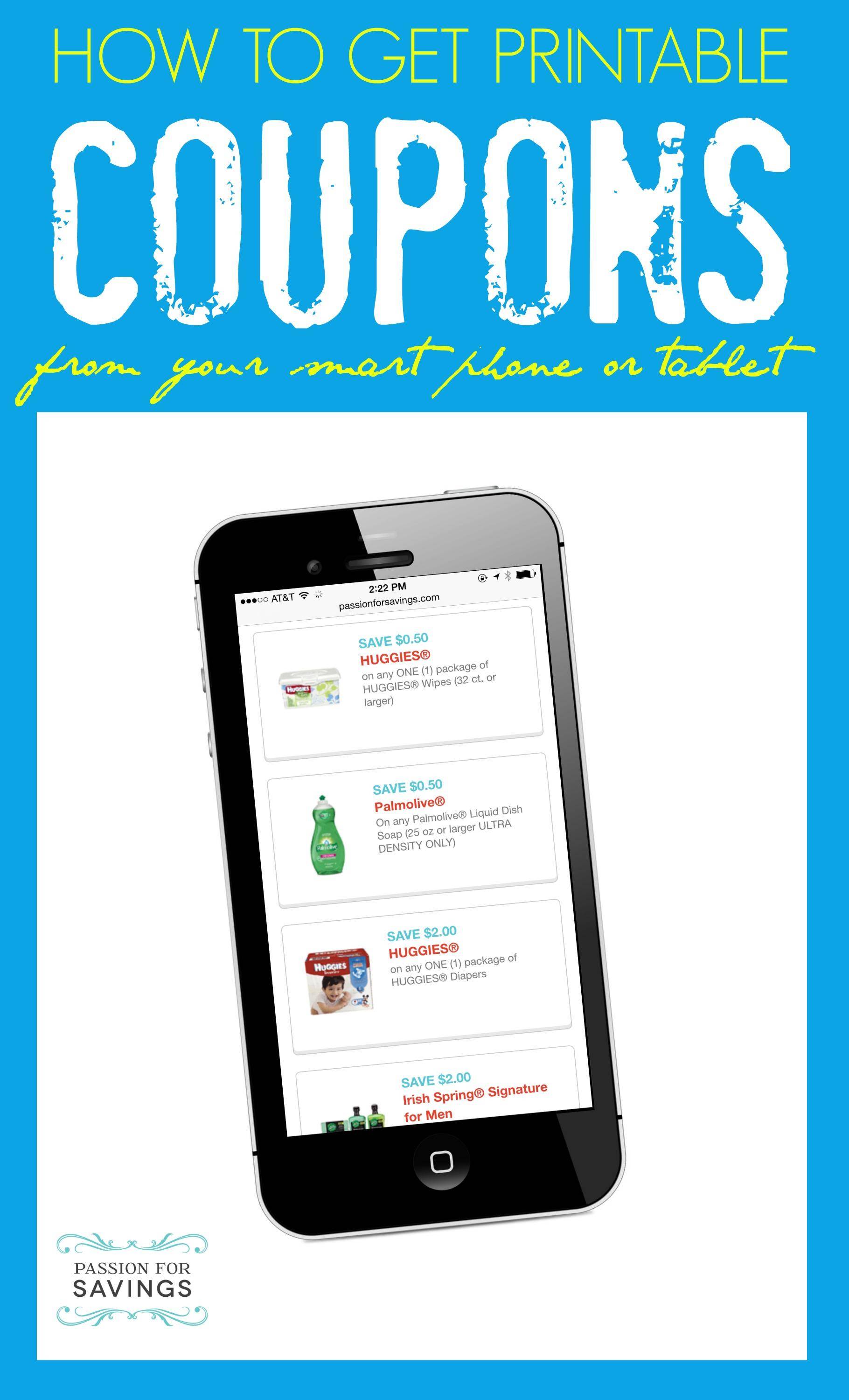 How To Print Coupons From Your Phone Or IPad