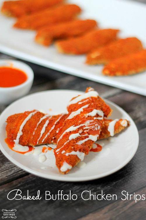 Baked Buffalo Chicken Strips Recipe
