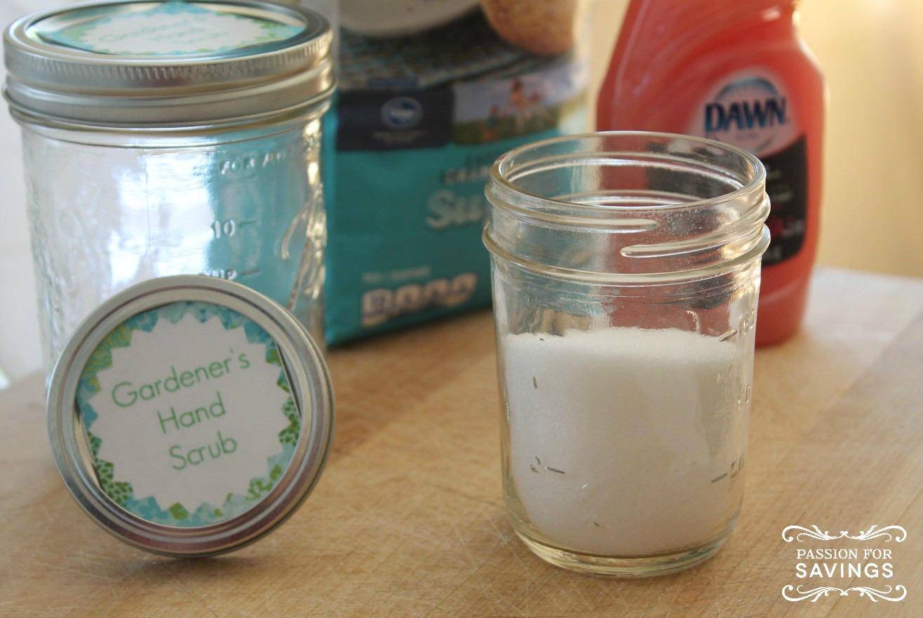 DIY Gardeners Hand Scrub 