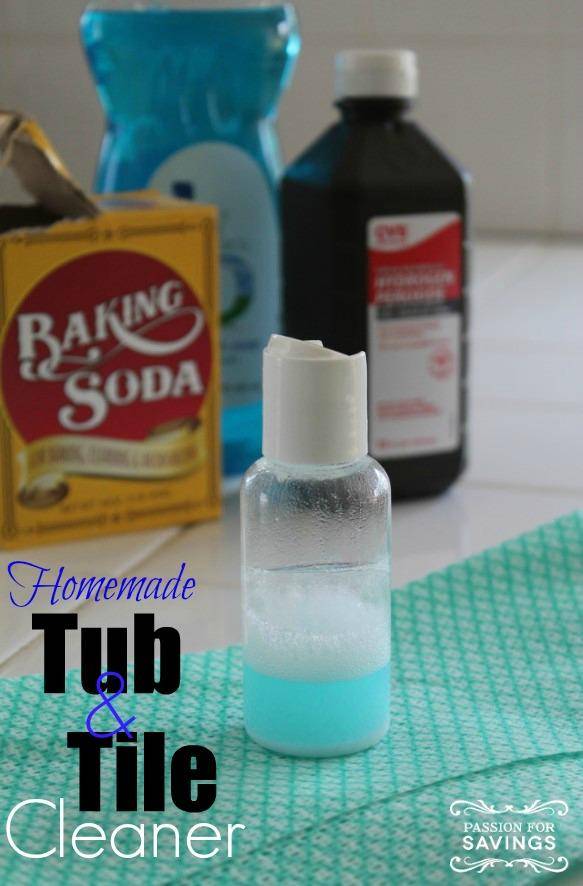 Homemade Tub & Tile Cleaner