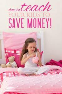 teach your kids to save money