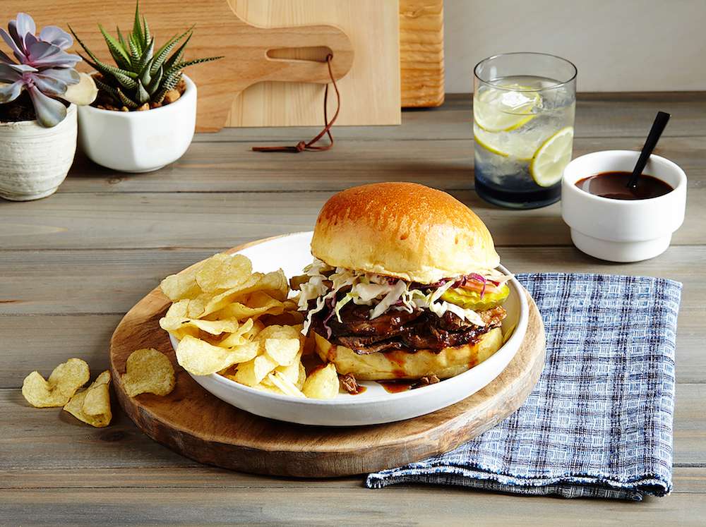 BBQ Brisket Sandwiches Slow Cooker Summer Recipes