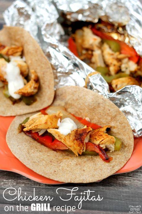 Chicken Fajitas on the Grill