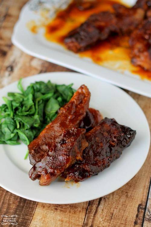 Crockpot Barbecue Ribs Slow Cooker Recipe