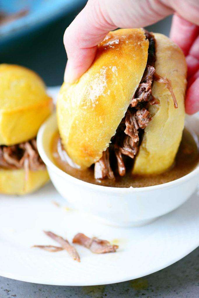 French Dip Sandwiches Slow Cooker Recipe