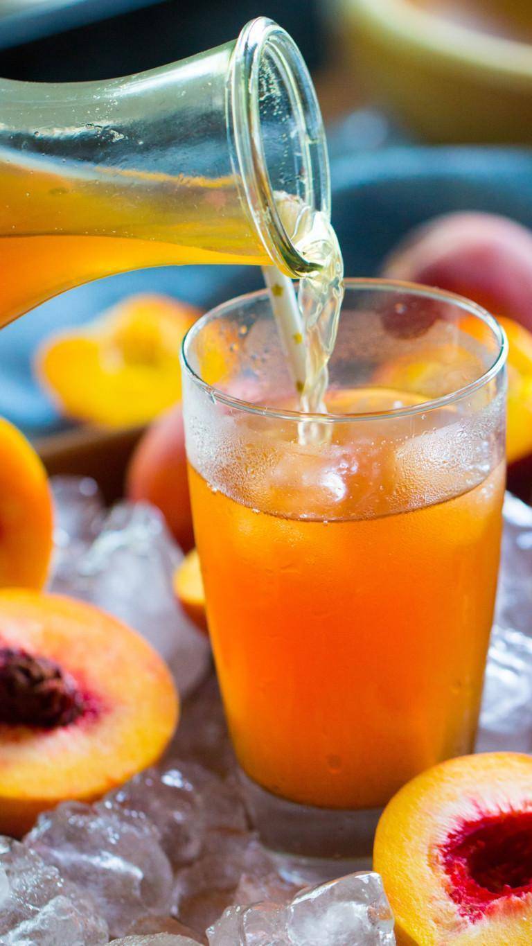 Easy Peach Tea Recipe!