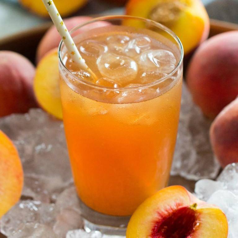 Iced Peach Tea FACEBOOK SQUARE