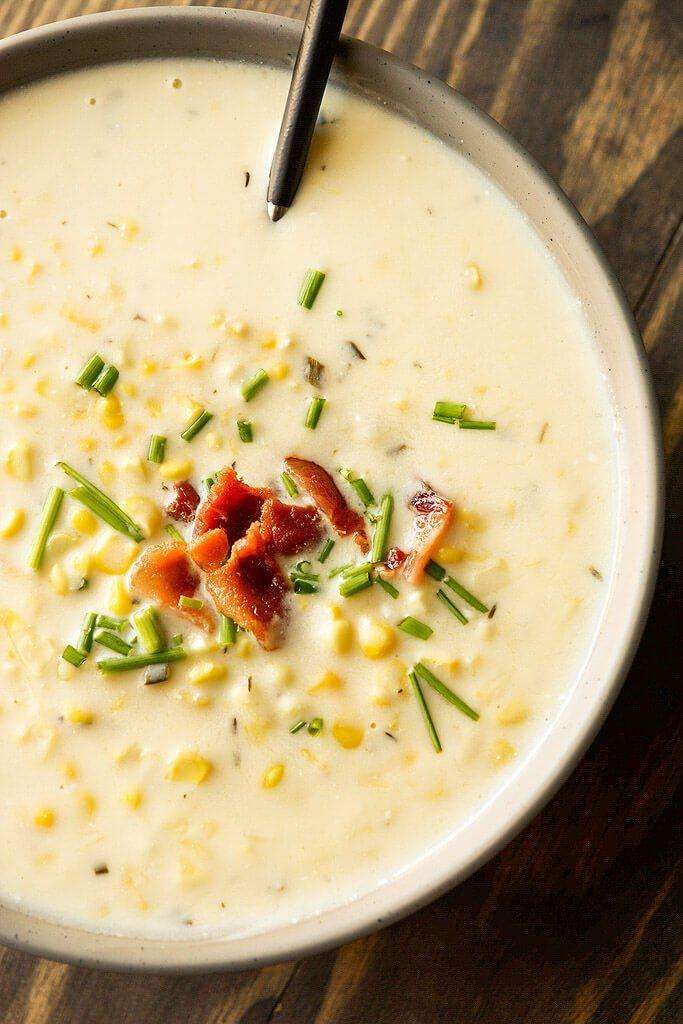 Summer Corn Soup Slow Cooker Summer Recipes