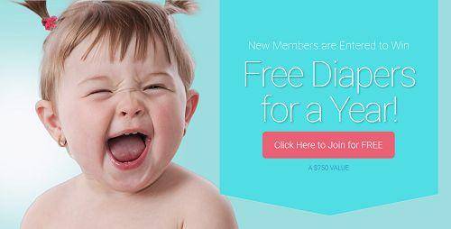 free diapers for a year