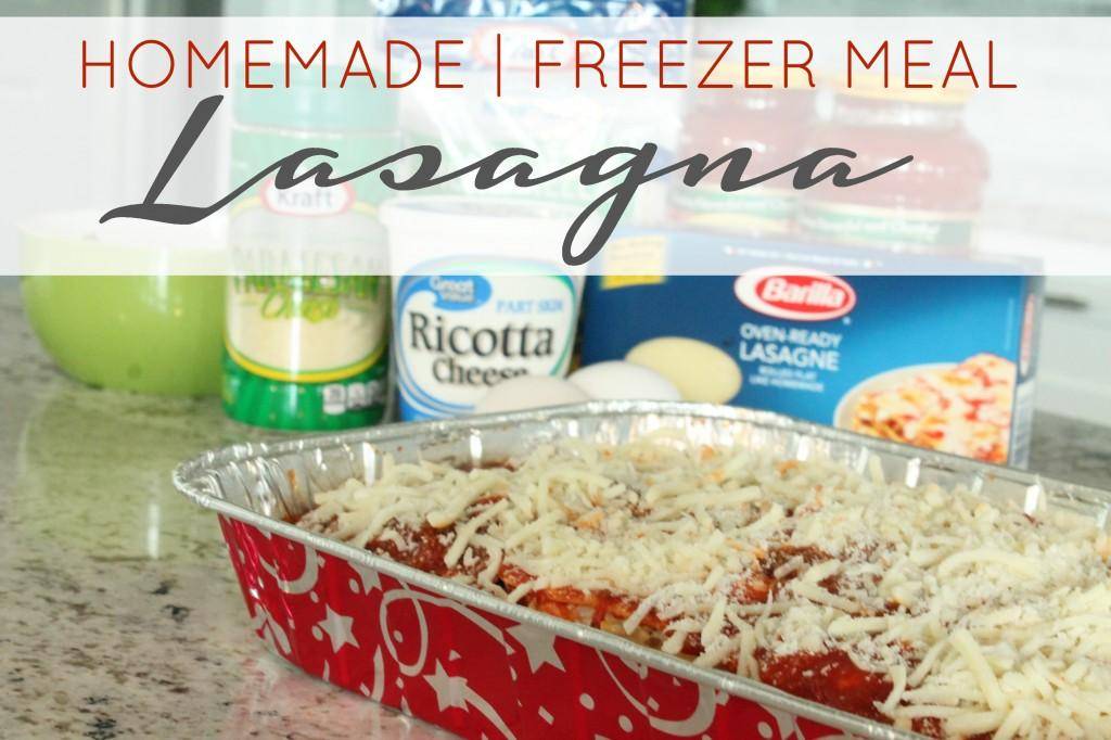 homemade lasagna recipe image