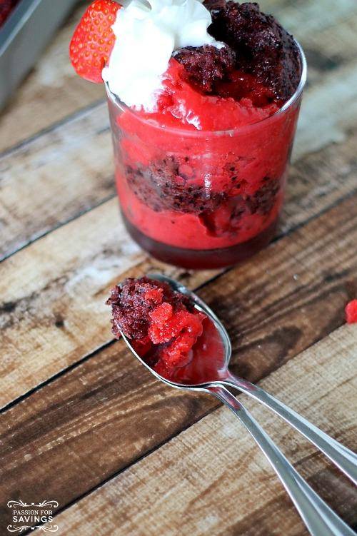 Homemade Strawberry Blueberry Icees