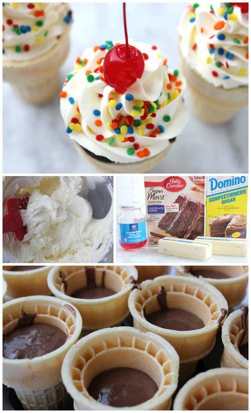 Ice Cream Cone Cakes