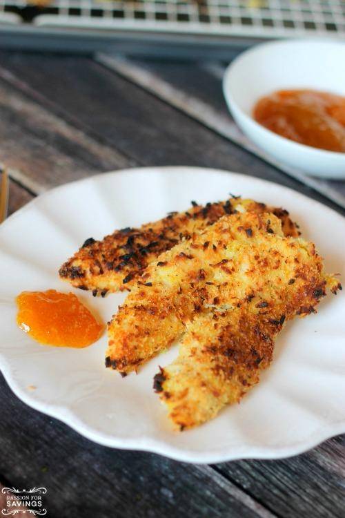 Orange Coconut Baked Chicken Tenders