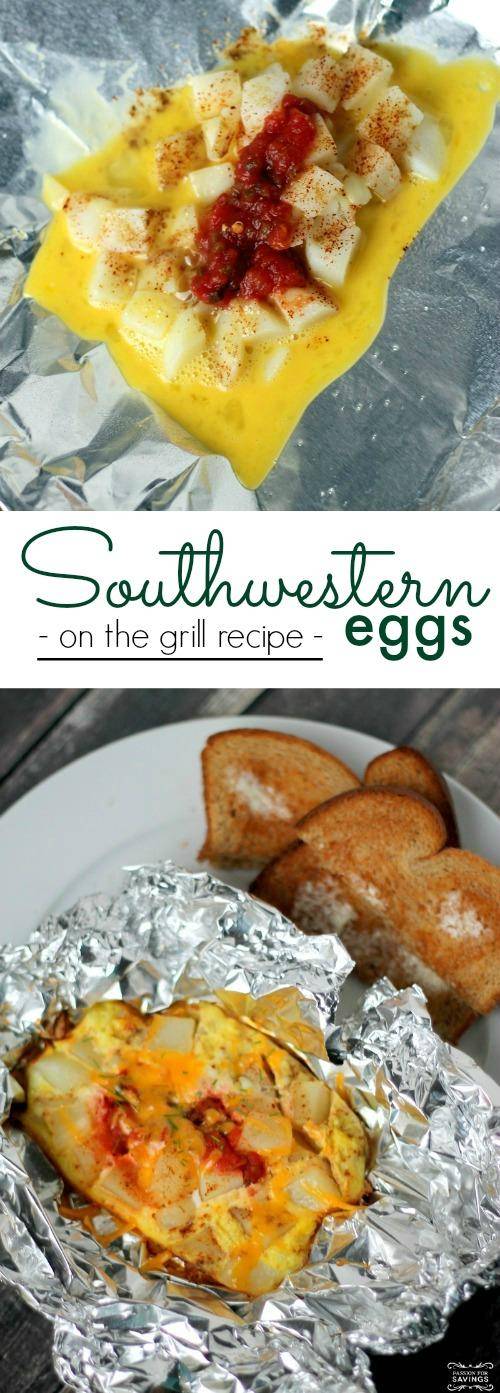 Southwestern Eggs on the Grill Recipe