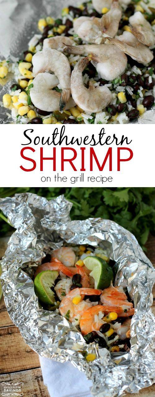 Southwestern Shrimp Grill Packs