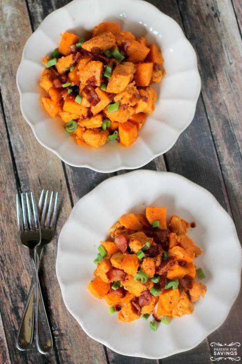 Spicy Sweet Potato Casserole with Chicken