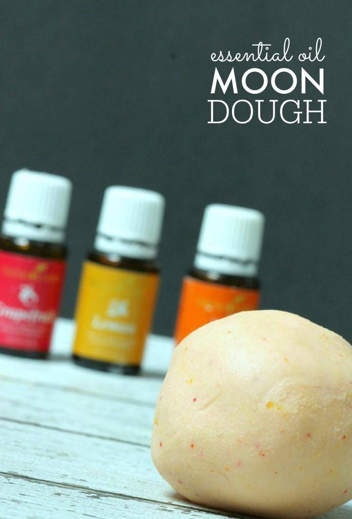 moon dough with essential oils