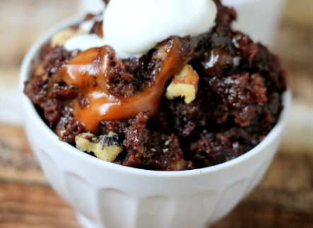 Crockpot Turtle Brownie Recipe