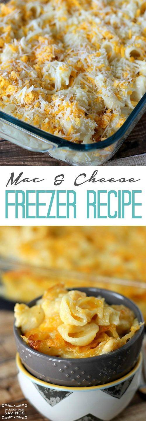 Easy Freezer Mac & Cheese