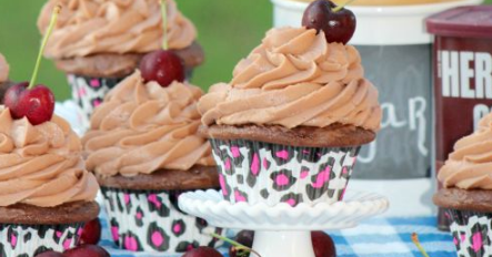 Chocolate Cherry Cupcakes Recipe