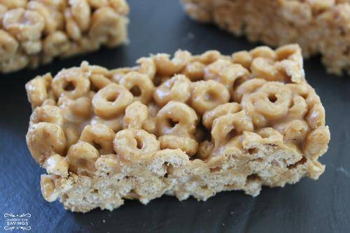 Peanut Butter Cheerio Bars Homemade