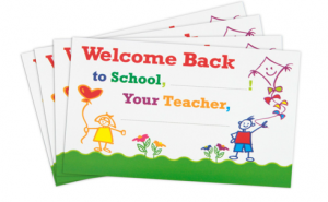 Welcome Back to School Cards