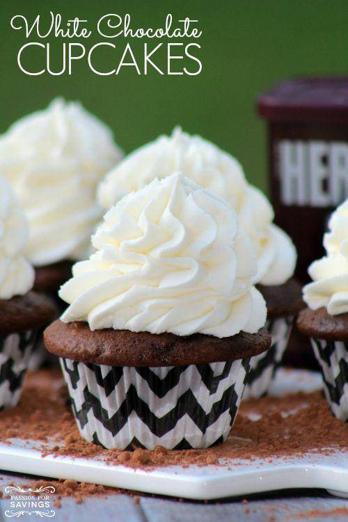 White Chocolate Cupcakes Recipe