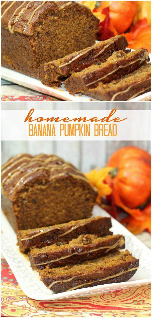 Banana Pumpkin Bread Recipe