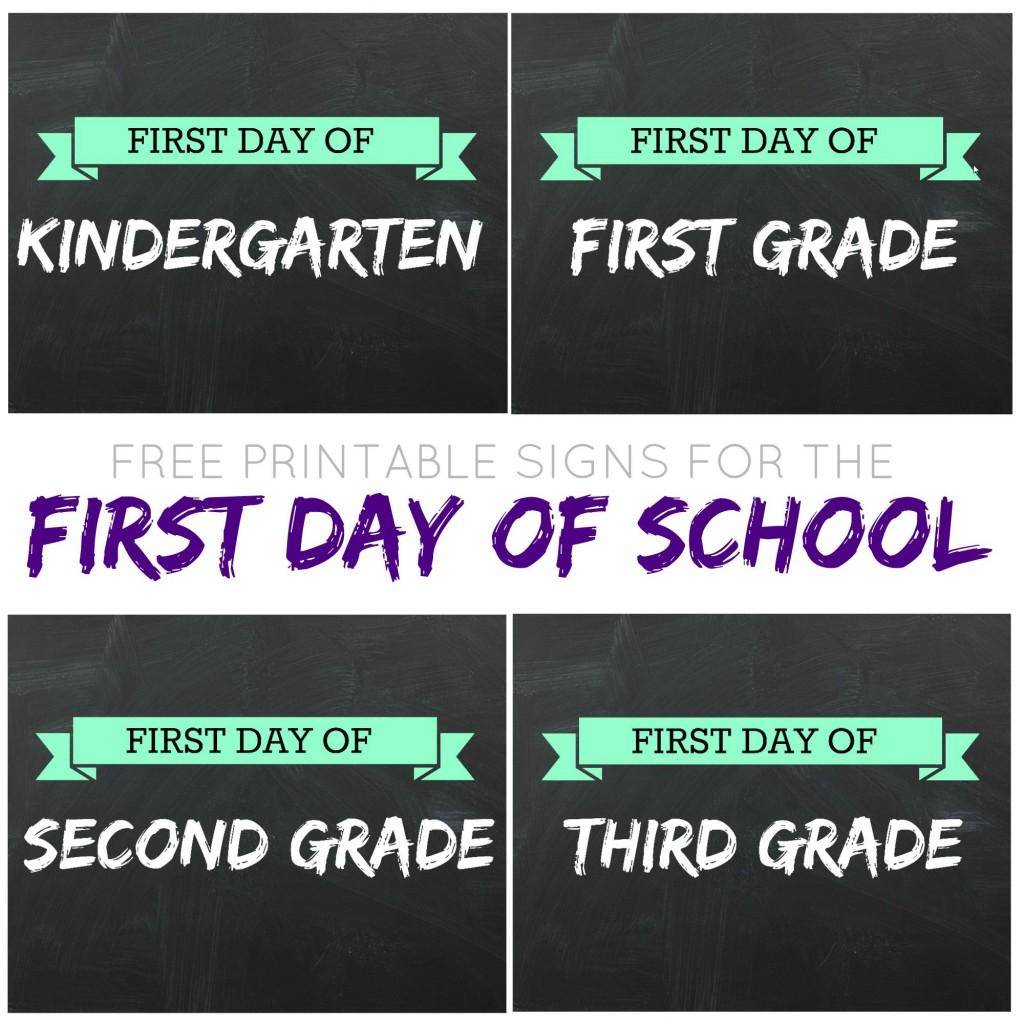 Printable Initially Working day of College Symptoms for Again in the direction of College or university! picture regarding Printable Back to School Signs named Printable Very first Working day of College or university Indications for Again toward Higher education!