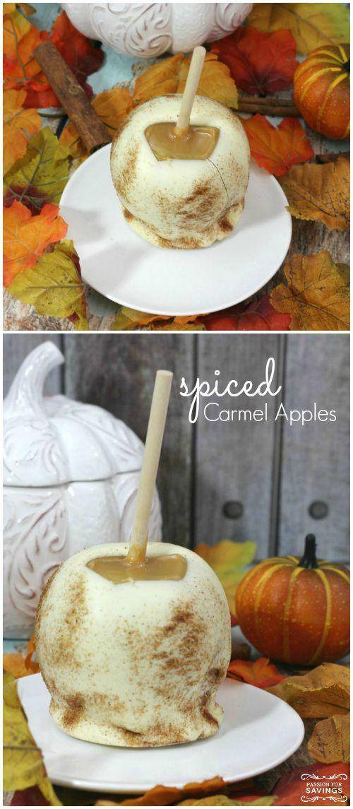 Spiced Caramel Apples