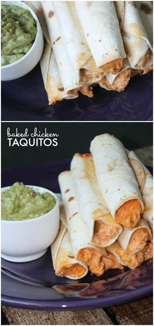 Baked Chicken Taquitos Easy Recipe
