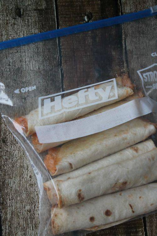 Baked Chicken Taquitos Freezer Recipe
