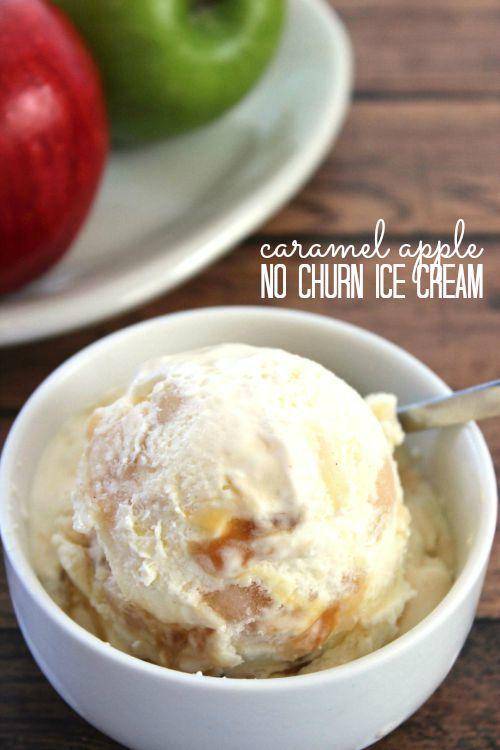 Caramel Apple Ice Cream Recipe (No Churn)