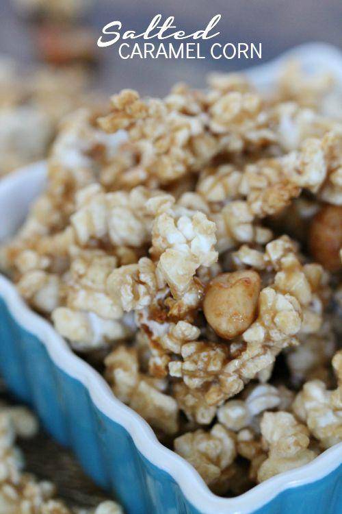 Easy Salted Caramel Corn Recipe! Christmas, Thanksgiving, and Holiday Treat for Flavored Popcorn!