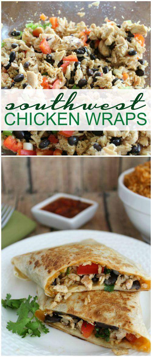 Southwest Chicken Wraps Recipe