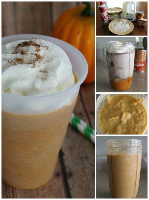 Pumpkin Spice Starbucks Frappuccino Recipe for Fall! Easy Copycat Starbucks Recipe for a DIY Homemade Fall Drink Recipe to Satisfy your Pumpkin Cravings!