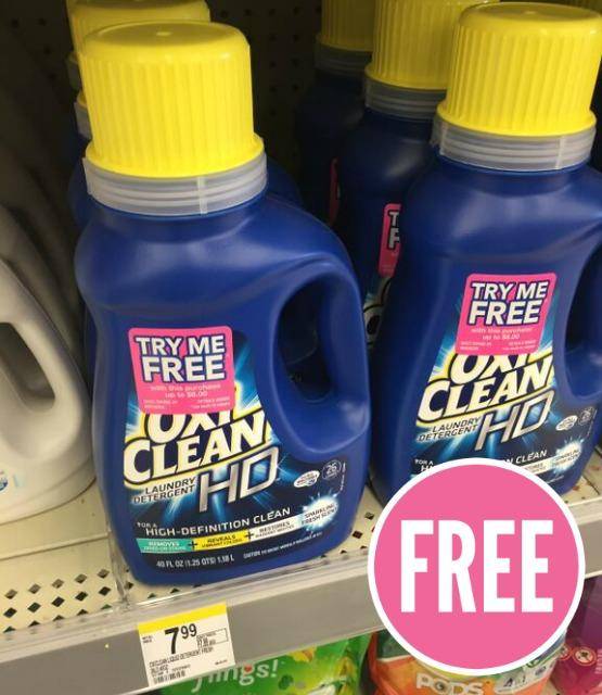 FREE Oxi Clean Laundry Detergent After Rebate!