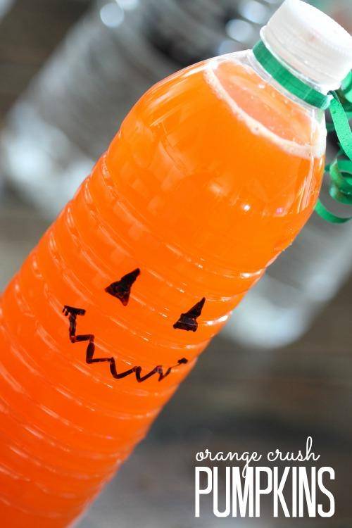 Orange Crush Pumpkins Craft for Halloween and Thanksgiving! Pumpkin Gifts for Kids for Fall and Class Parties!
