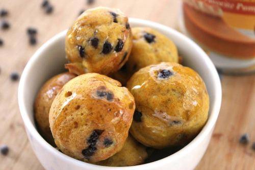 Pumpkin Pancake Bites Recipe for a Fall and Thanksgiving Breakfast Mini Pancakes or Snack Sized Treats!