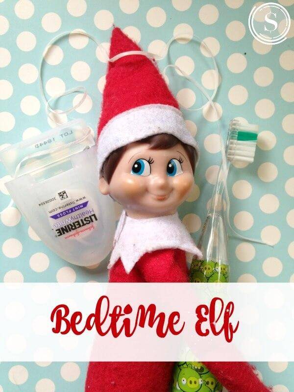 Bedtime Elf for an Easy Elf on the Shelf Idea and fun ways to make family holiday memories! 