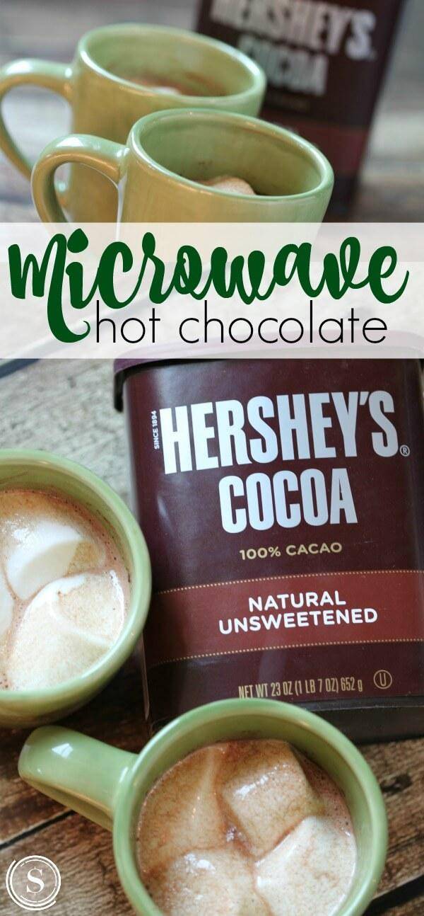How to make hot chocolate with cocoa on sale powder microwave