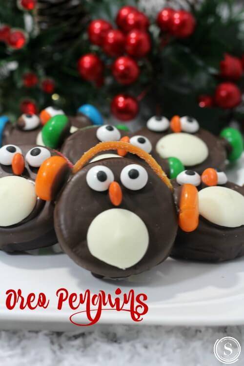 Oreo Penguins Recipe for the Holidays! Snow Day Treat or a FUN Christmas Party Treat for the office or your child's class parties!