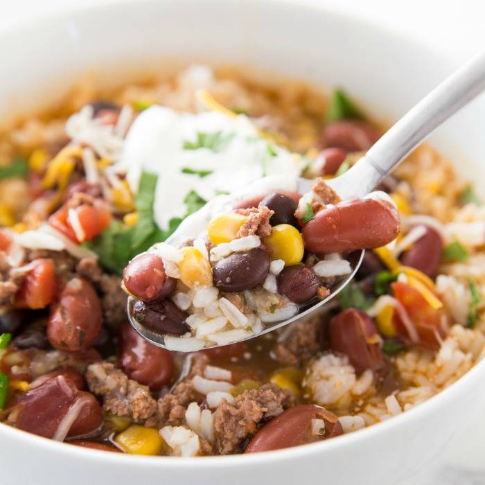 Easy Taco Soup Recipe - Freezer Meal