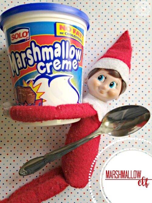 Elf on the Shelf Idea: Marshmallow Elf! Create Holiday Memories with this fun Christmas Tradition for Kids! Create Special crafts and activities this season!