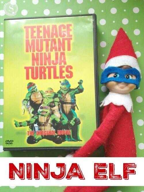 Elf on the Shelf Idea: Ninja Elf! Creative Activities, Crafts, Ideas, and Projects for Christmas! Create new Holiday Memories with your kids and the family!