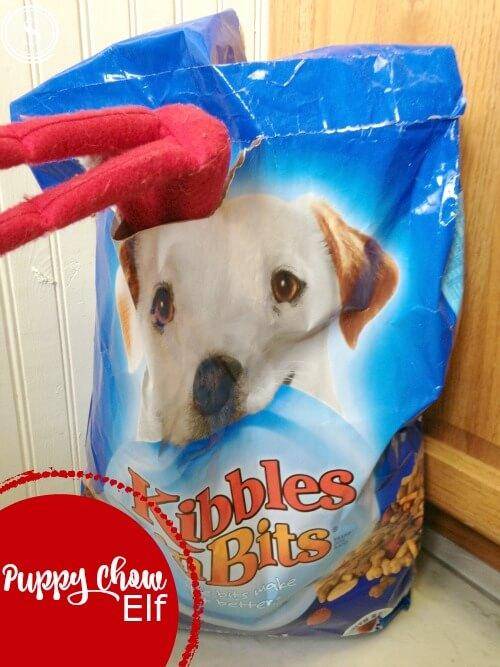 Elf on the Shelf Idea: Puppy Chow Elf! Easy, Simple Ideas and Creative Ways to pose your family Elf for Christmas! Fun for kids and family memories for all!