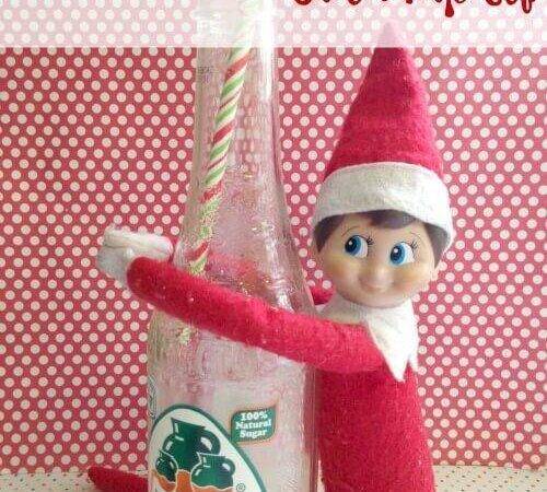 Elf on the Shelf Idea: Soda Pop Elf! Creative Poses, Crafts, and Activities to create Christmas Memories with your kids!