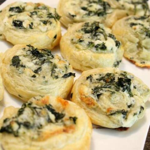 Creamy Spinach Bites Easy Recipe! Super Bowl Appetizer Recipe for a Bite Sized Mini Snack!